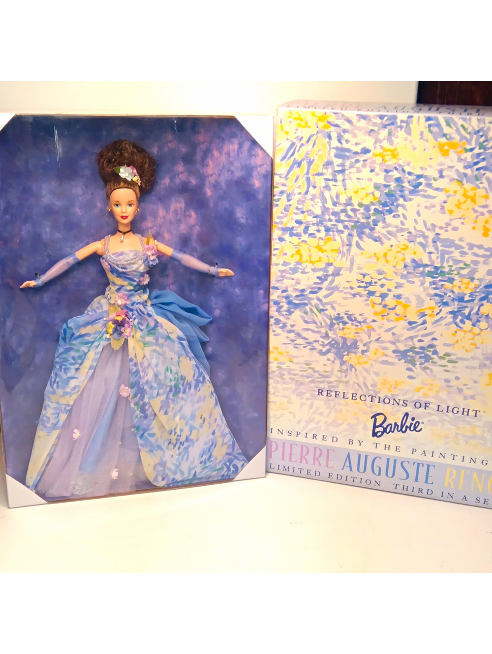 1999 Reflections of Light Barbie Pierre-Auguste Renoir NRFB NIB 3rd Series 23884